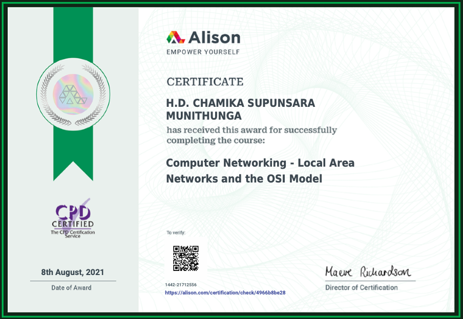 Certificate 3